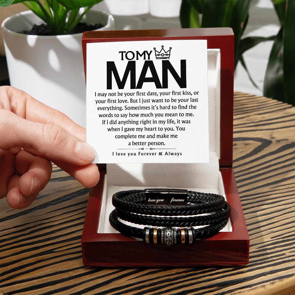 To My Man - Pulsera - Te amo por siempre y para siempre (Casi agotado)
