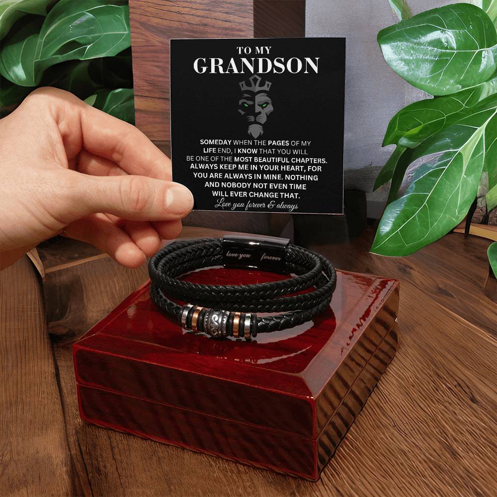 A mi nieto - Mi vida - Pulsera para hombre