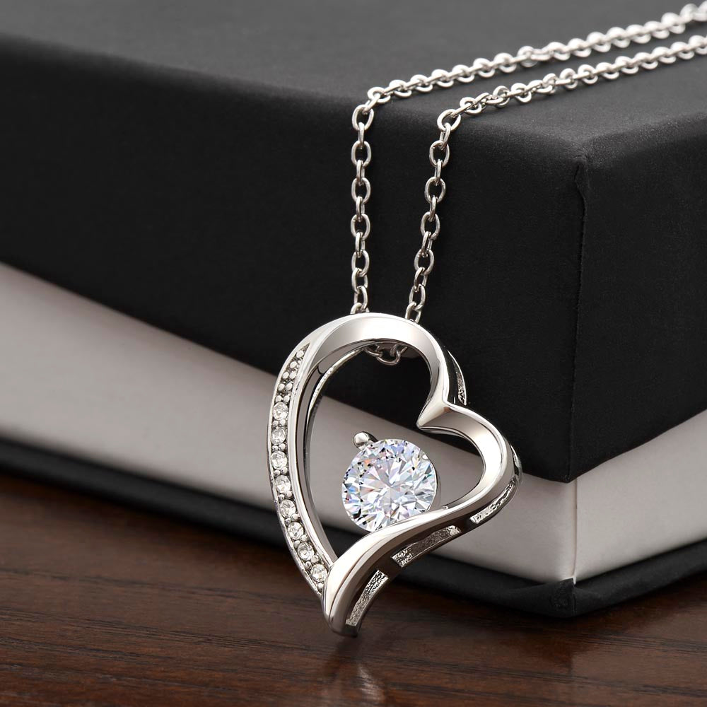 To My Beautiful Wife - Feel My Love - Forever Love Necklace