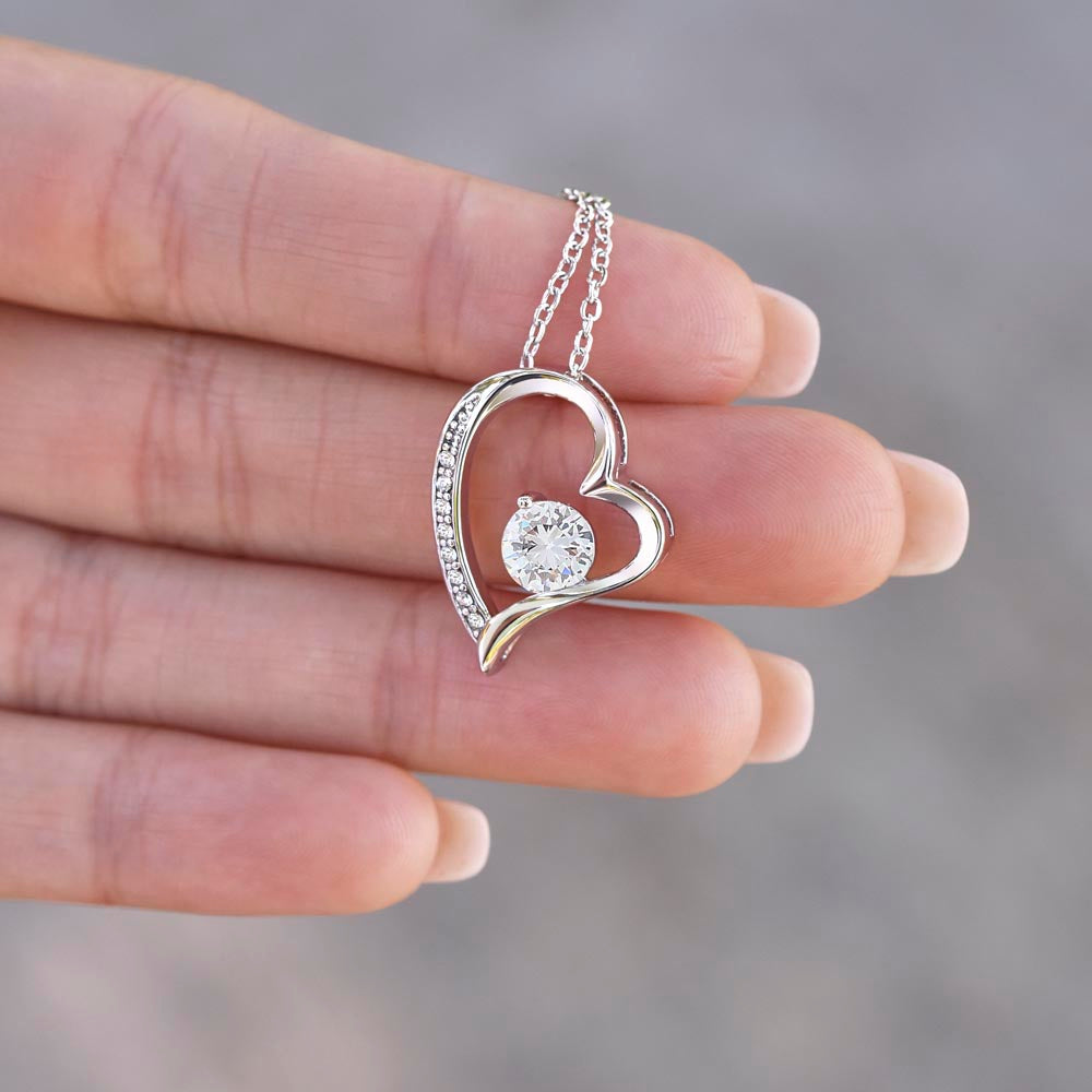 To My Beautiful Wife - Feel My Love - Forever Love Necklace
