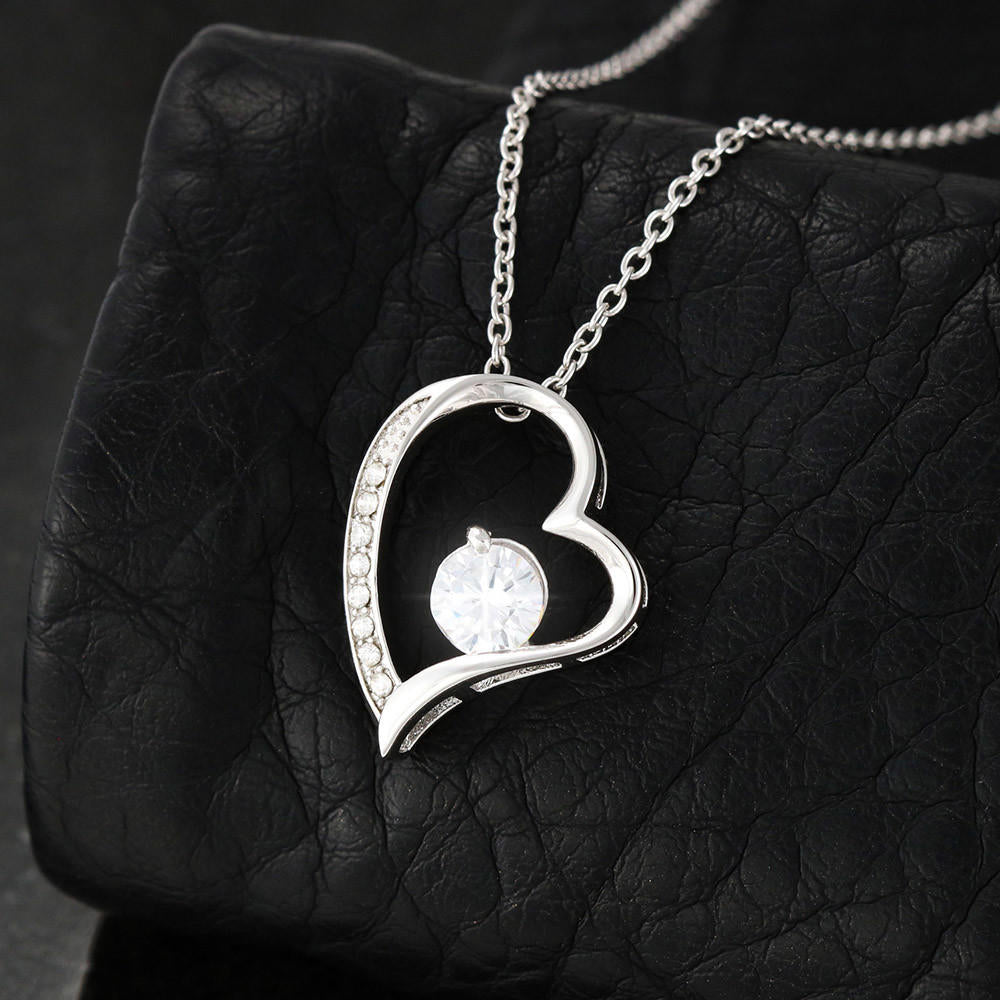 To My Daughter - Be Brave - Forever Love Necklace