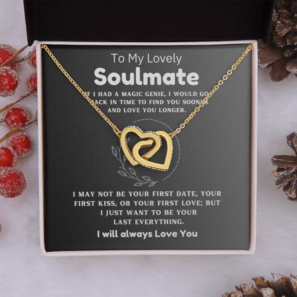 A mi encantadora alma gemela - Primera cita - Collar de corazones entrelazados