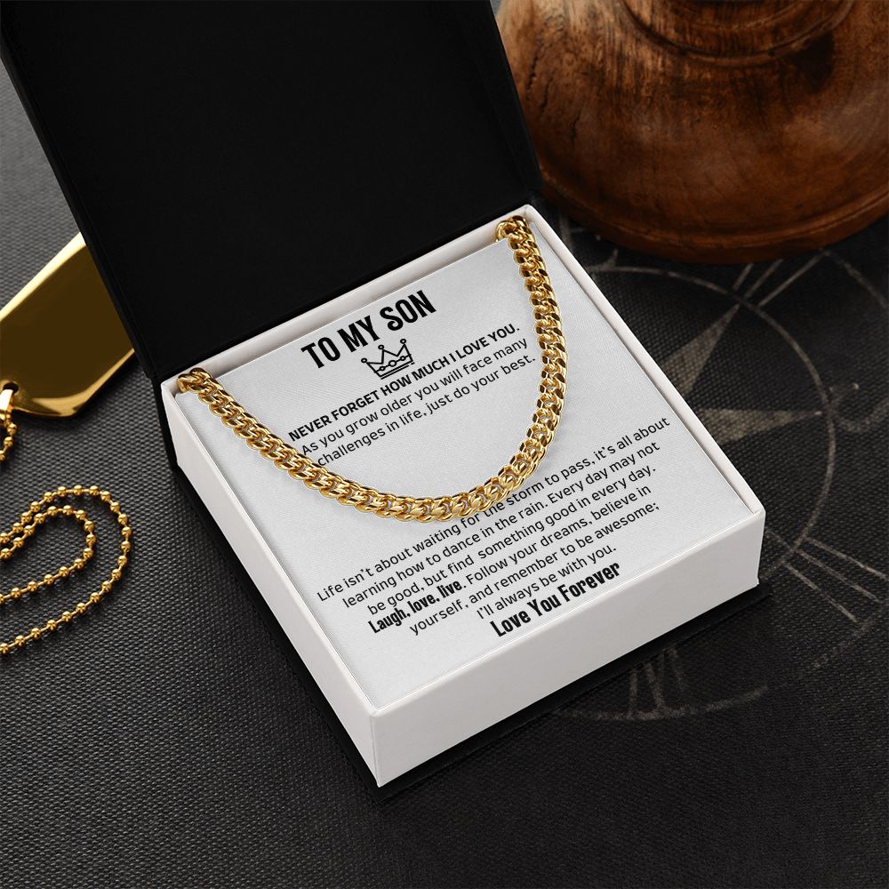 To My Son - Cuban Chain