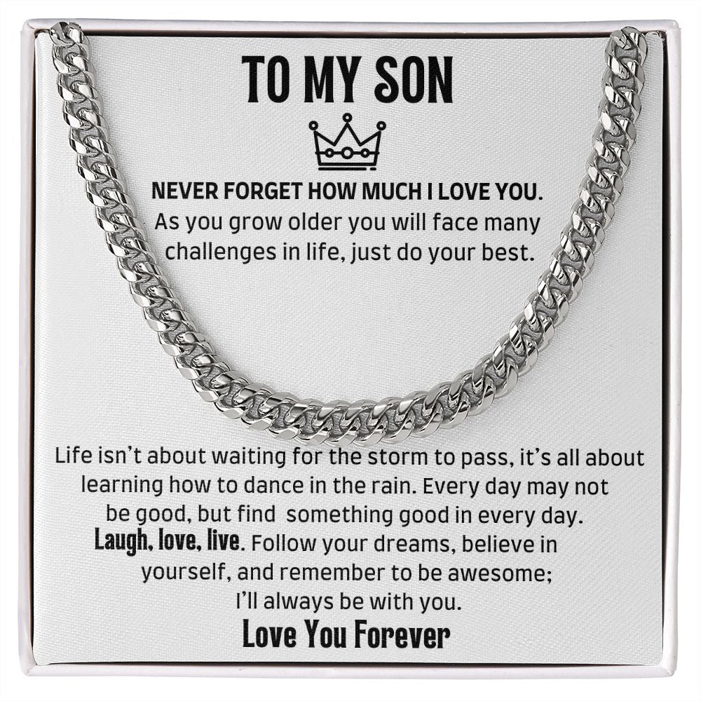 To My Son - Cuban Chain