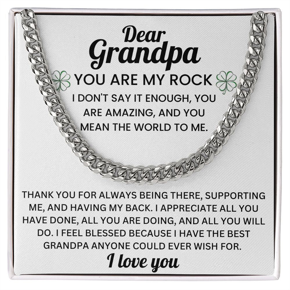 To My Grandpa - Cuban Chain