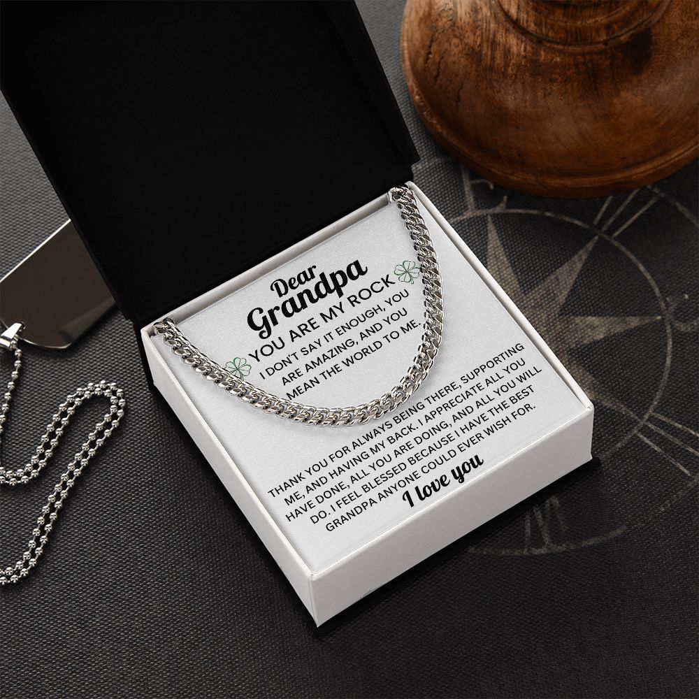 To My Grandpa - Cuban Chain