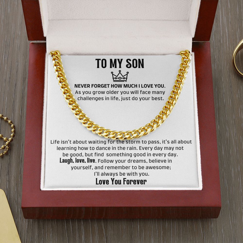 To My Son - Cuban Chain