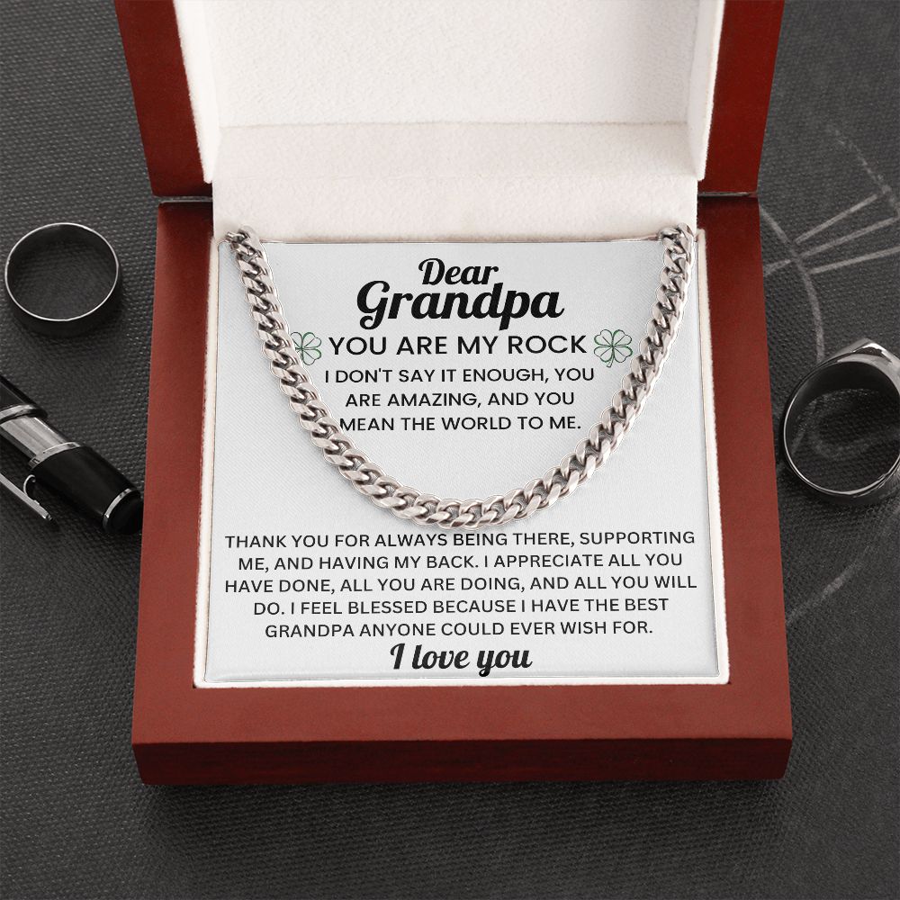 To My Grandpa - Cuban Chain