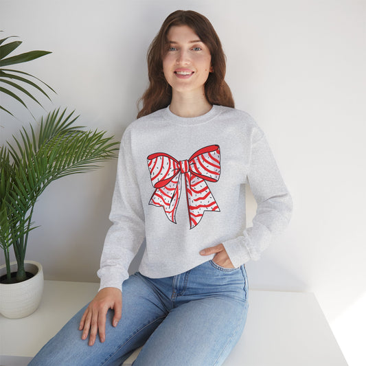 Peppermint Bow Holiday Sweatshirt 🎀