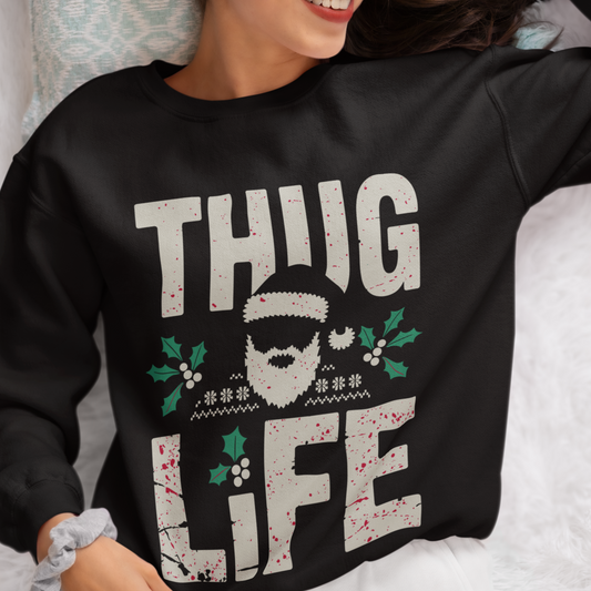 Christmas Party Thug Life Sweater | Funny Holiday Gift