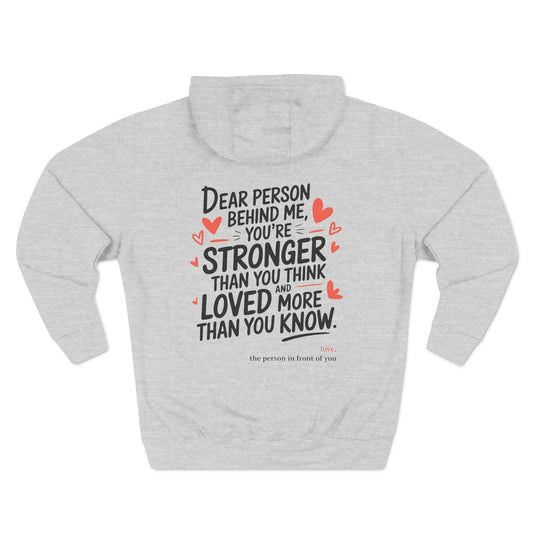 You're Stronger Than You Think - Inspirational Hoodie