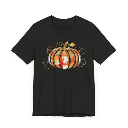 Camiseta con gráfico de calabaza de Acción de Gracias de otoño