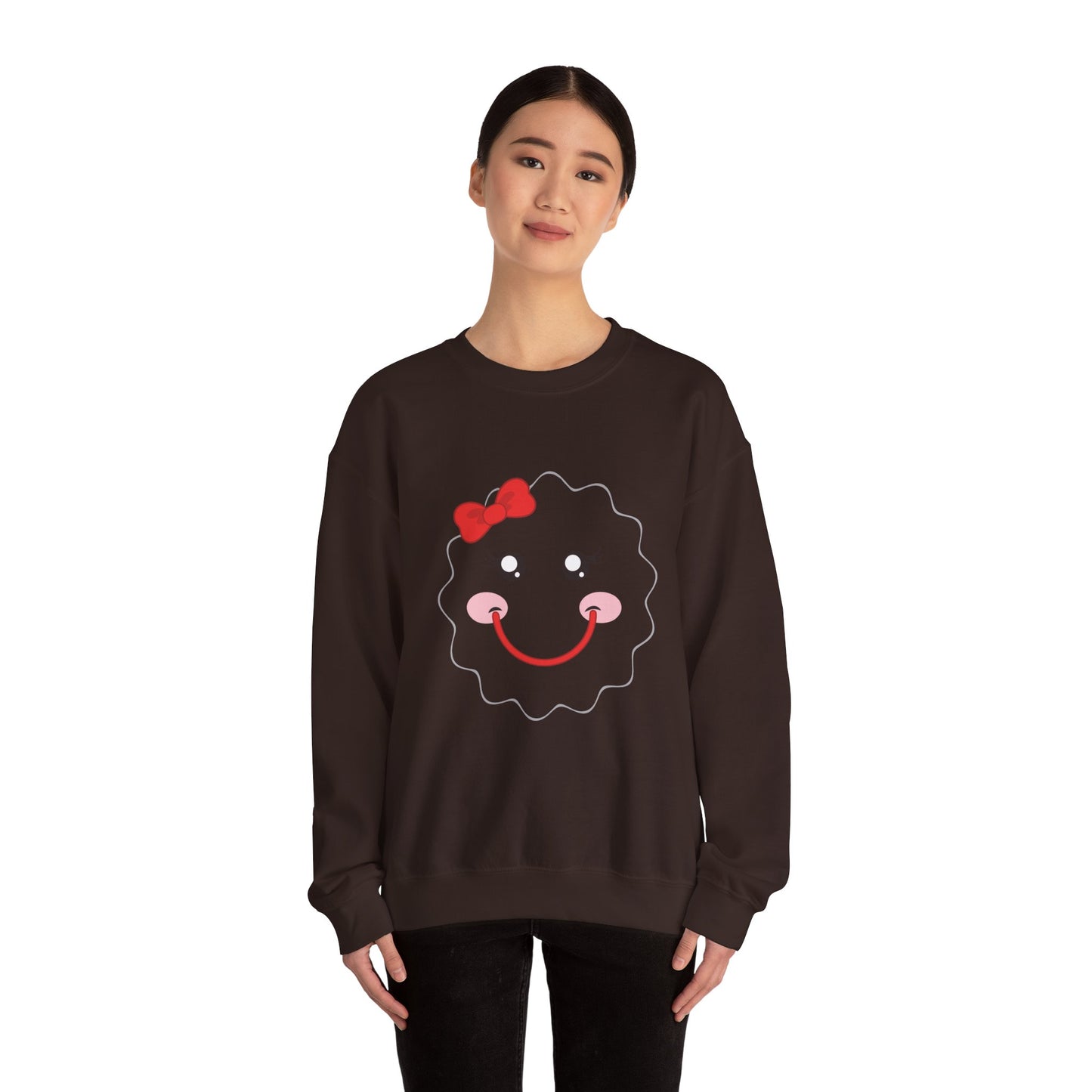 Sweet Gingerbread Face Sweatshirt 🍪