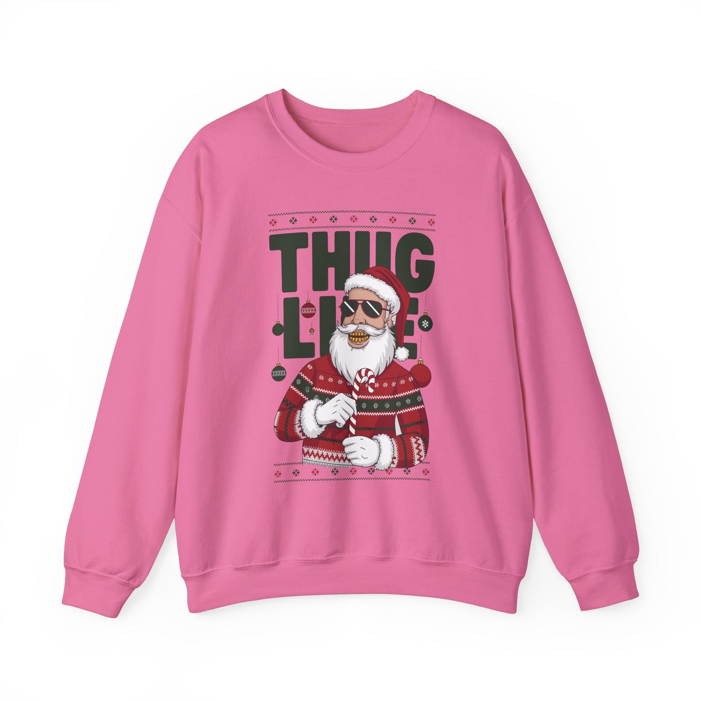 Thug Life Saint Nick Sweater | Funny Santa Christmas Sweatshirt