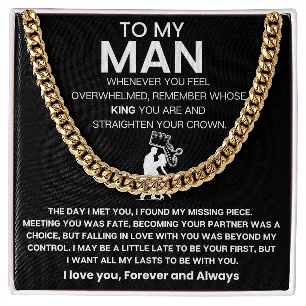 To My Man - King - Cuban Chain