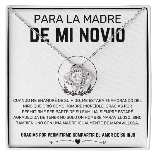 For My Boyfriend's Mom Necklace (Spanish)