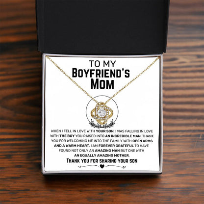 [ALMOST SOLD OUT] - To My Boyfriend's Mom Necklace