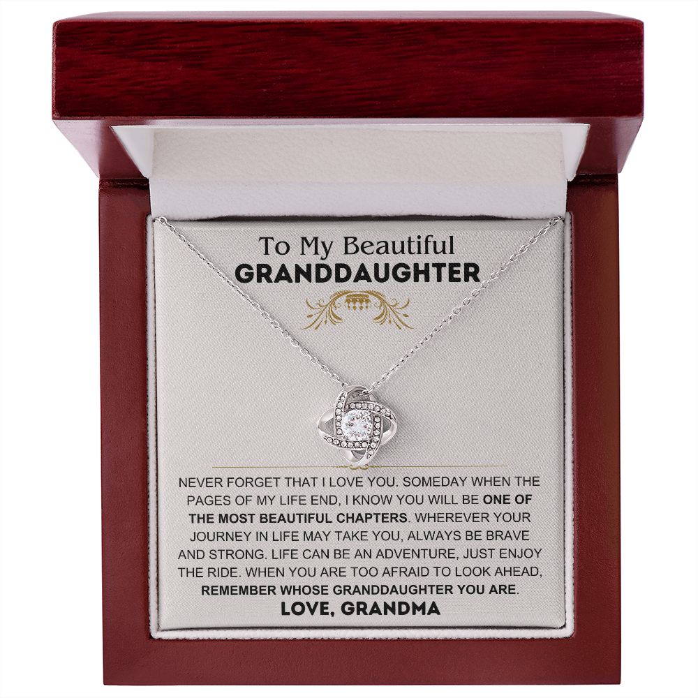 To My Beautiful Granddaughter - Grandma -  (Almost Sold Out)