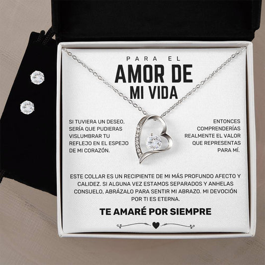 [CASI AGOTADO] - Para el AMOR DE MI VIDA (Aretes Incluidos)