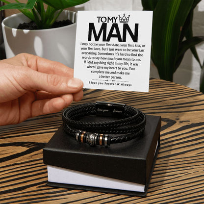 To My Man - Bracelet - I love you Forever & Always (Almost Sold Out)