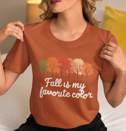 El otoño es mi color favorito Camiseta de otoño