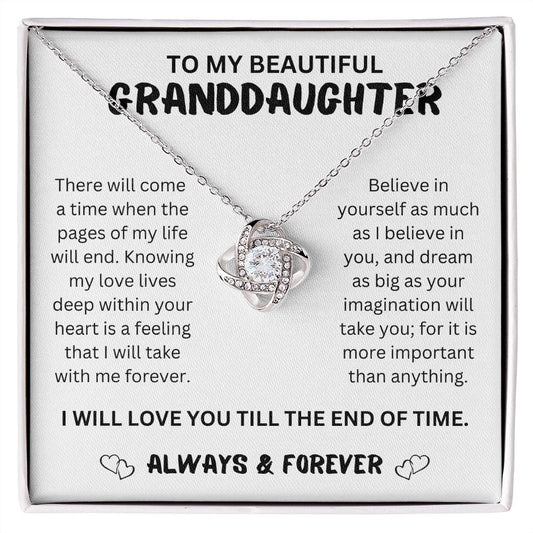 [ALMOST SOLD OUT] - To My Beautiful Granddaughter - Heart